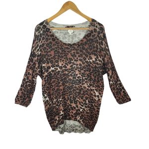 Wilfred Aritzia oversized Leopard print Tunic